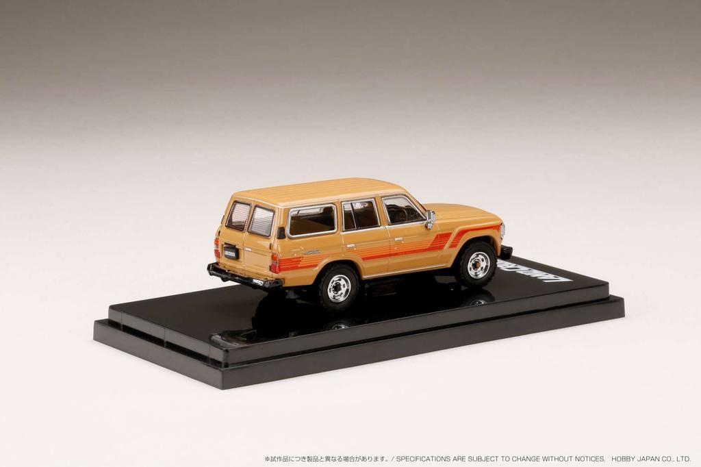 Hobby JAPAN Scale Toyota Landcruiser 60 GX 1988 Optional Side Stickers HJ642039BBG 1/64 / (Beige) (Finished Product)