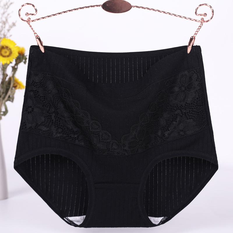 Нижнее белье больших размеров от XL до 6XL, женские хлопковые кружевные трусики, нижнее белье, трусы с высокой талией