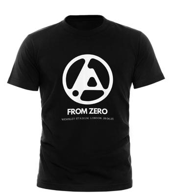 Футболка/Топ для фанатов Linkin Park с уникальным дизайном, из тура From Zero, Wembley.