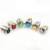 1pc 12 MM Self-locking Metal Push Button Switch Reset Start Stop Round High  Normally Open/Normally Closed Head
