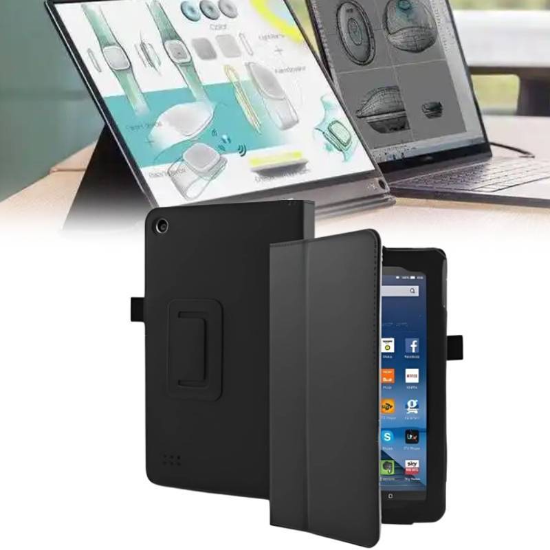 Защитный чехол для Kindle Fire HD 7 8 с ударопрочной кожаной подставкой для безопасности планшета