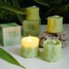 Bamboo Cylinder Scented Candle Decoration Gifts Home Decoration Simulation Room Creative Atmosphere Romantic Smokeless Candles