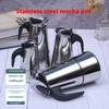 100ml/200ml/300ml Coffee Pots Stainless Steel Espresso Moka Pot European Style French Tea Kettle Coffee Accessories Coffeeware