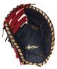 Rawlings HYPER TECH COLOR SYNC Baseball First Glove, Soft, Base, GR6HTCM535, Navy/Scarlet, 11.75 inches, Right-Handed
