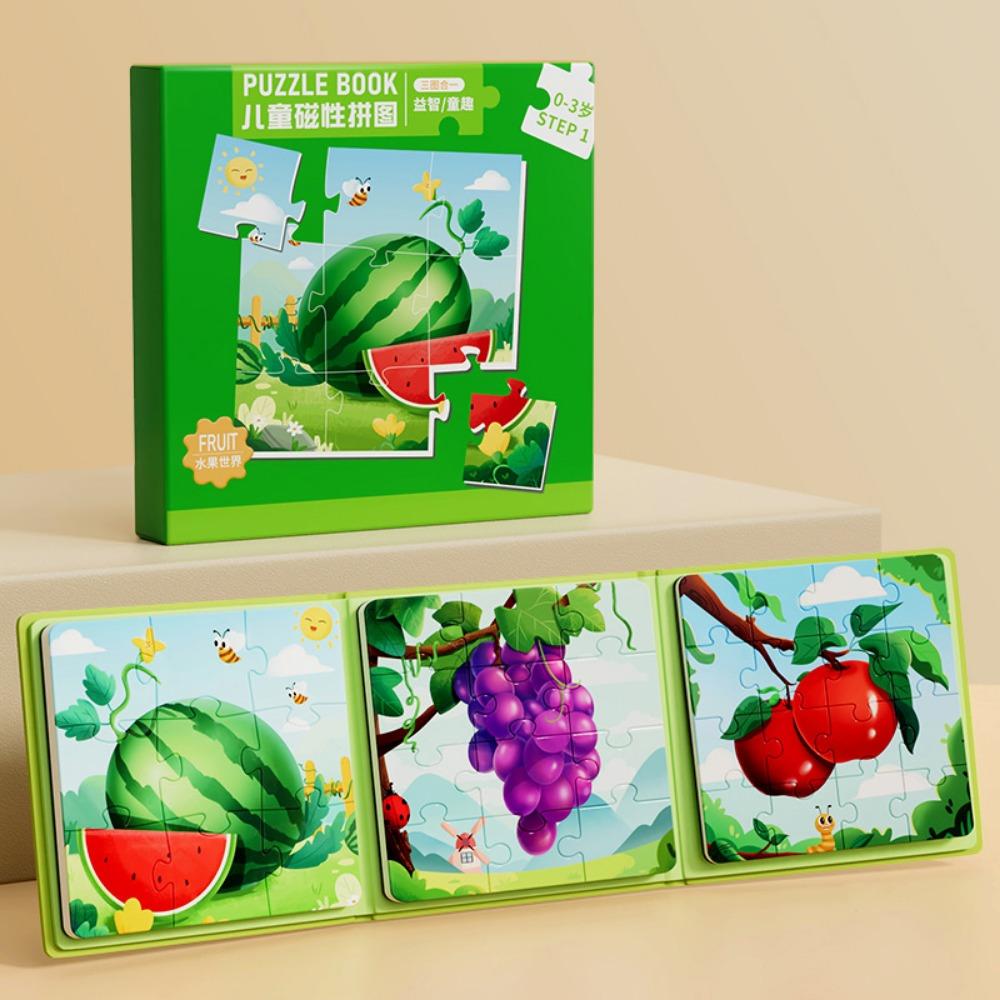 Магнитный пазл Лесные животные Панда Океан Мультяшное животное Пазл Сделай сам Домашний декор Пазл с цифрами Дети