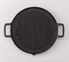 Iwachu Grill Pan Round 25 Black Baked Inner IH Compatible Nambu Ironware 23050 Diameter 24.5cm
