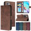 Samsung iPhone Huawei Honor Xiaomi Redmi uchun mat teri hamyonli g'ilof, karta ushlagichi, qopqoqli