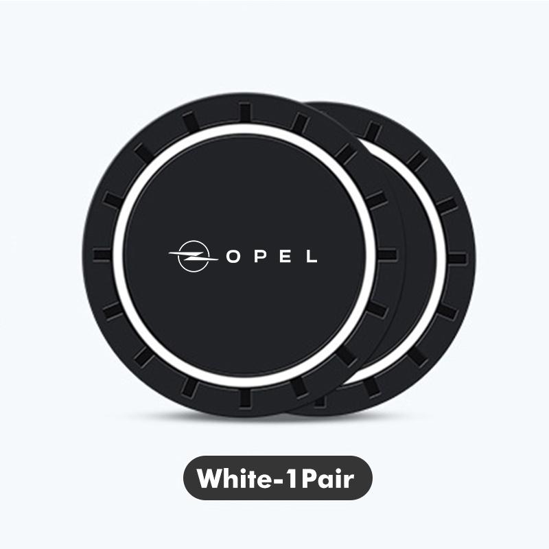 2pcs Car Cup Pad Silicone Water Coaster Drink Cup Non-slip Mat For Opel Insignia Astra G J F K Vectra C H Corsa C B D Omega