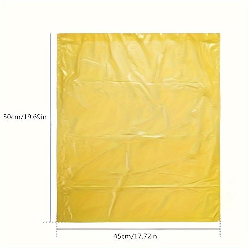 100-Pack Multi-Color Disposable Trash Bags - Portable, Thin Plastic Garbage Bags For Kitchen, Bathroom, Office & Dorm Cleaning