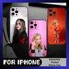 AV Поп-панк Королева Аврил Чехол для телефона Для iPhone17,16,15,14,13,12 Plus,Max Мягкий Силиконовый Черный Чехол