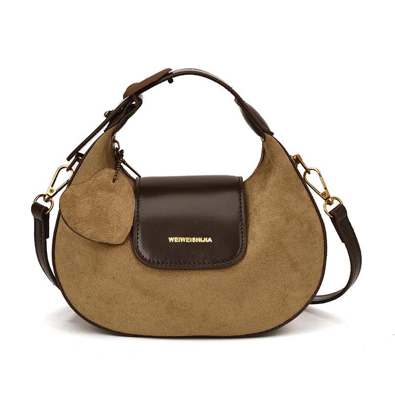 Ретро сумка-полумесяц, Простая повседневная сумка через плечо для работы, Модная сумочка