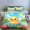 "Whimsical ducky paradise." Bedding sets Duvet covers Pillowcases(1* Duvet Cover 2* Pillowcases without duvet insert)