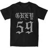 Мужская Женская G59 FTP Grey59 Рубашка Одежда Винтажный Хлопок G 59 Records Футболки Футболка Одежда Все Сезоны