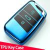 TPU Car Remote Key Case Cover Shell Fob For VW Volkswagen Passat B8 Tiguan Magotan Golf For Skoda Kodiaq Superb A7 Accessories