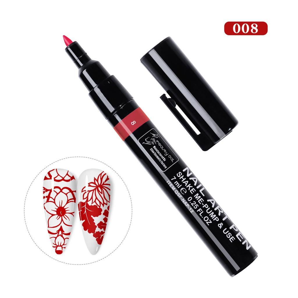 Инструменты для дизайна ногтей 3D-ручка для рисования, ручка для рисования ногтей, ручка для маникюра своими руками, лак для ногтей