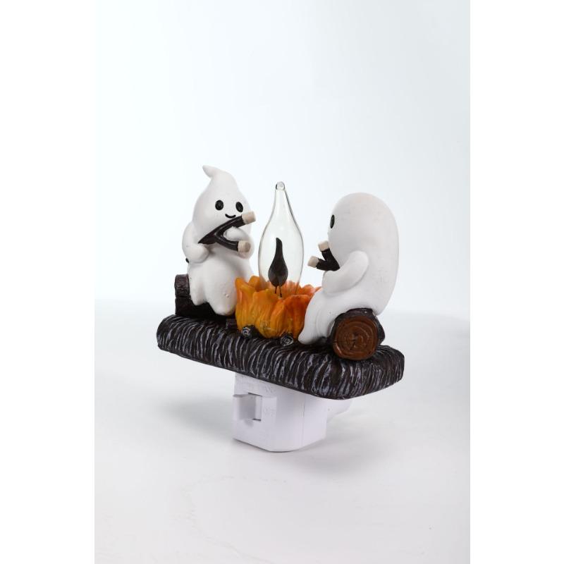 Призрачный костер мерцающий ночник Хэллоуин жуткий костер мерцающий ночные огни