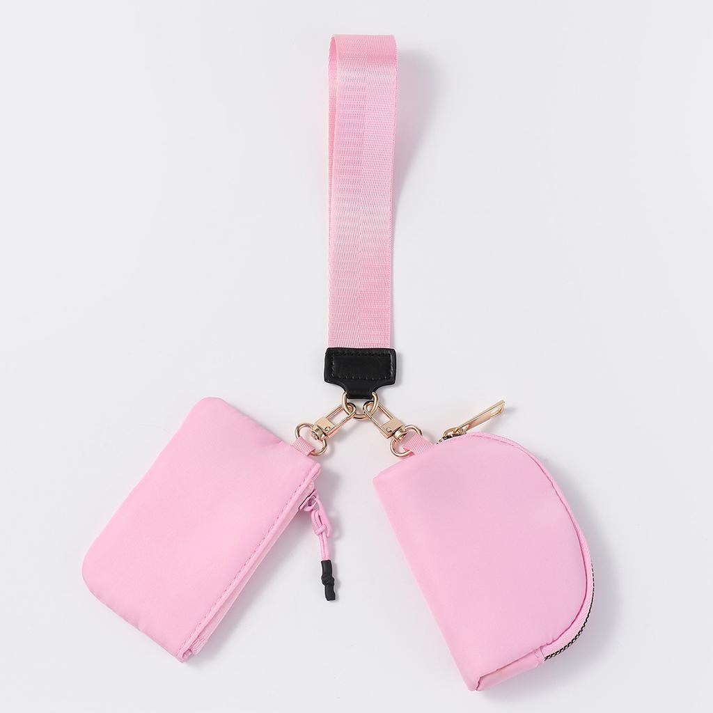 Такая же сумка на запястье, портативная мини-модная, подходящая по цвету, сумка для смены цвета, нейлоновая водонепроницаемая сумка для хранения ключей