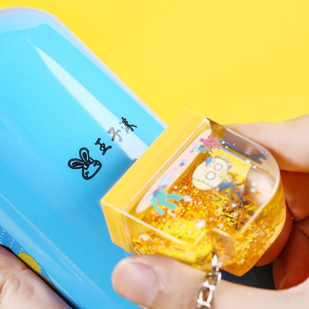 Name Seal with Chain Seal Material Children's Seal Stamp Toy Children's Seal Stamp Kids Name Stamp