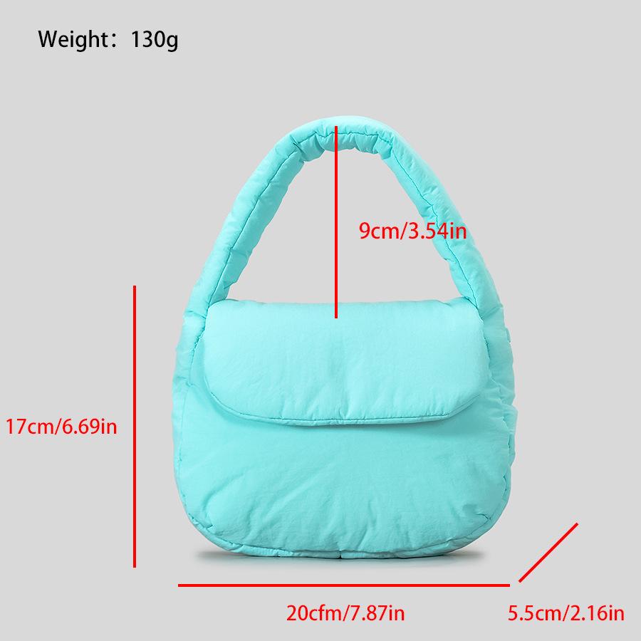 Женская сумка-клапан из хлопка с зажимом, маленькая сумка, сумка через плечо цвета конфет, симпатичная легкая сумка-седло