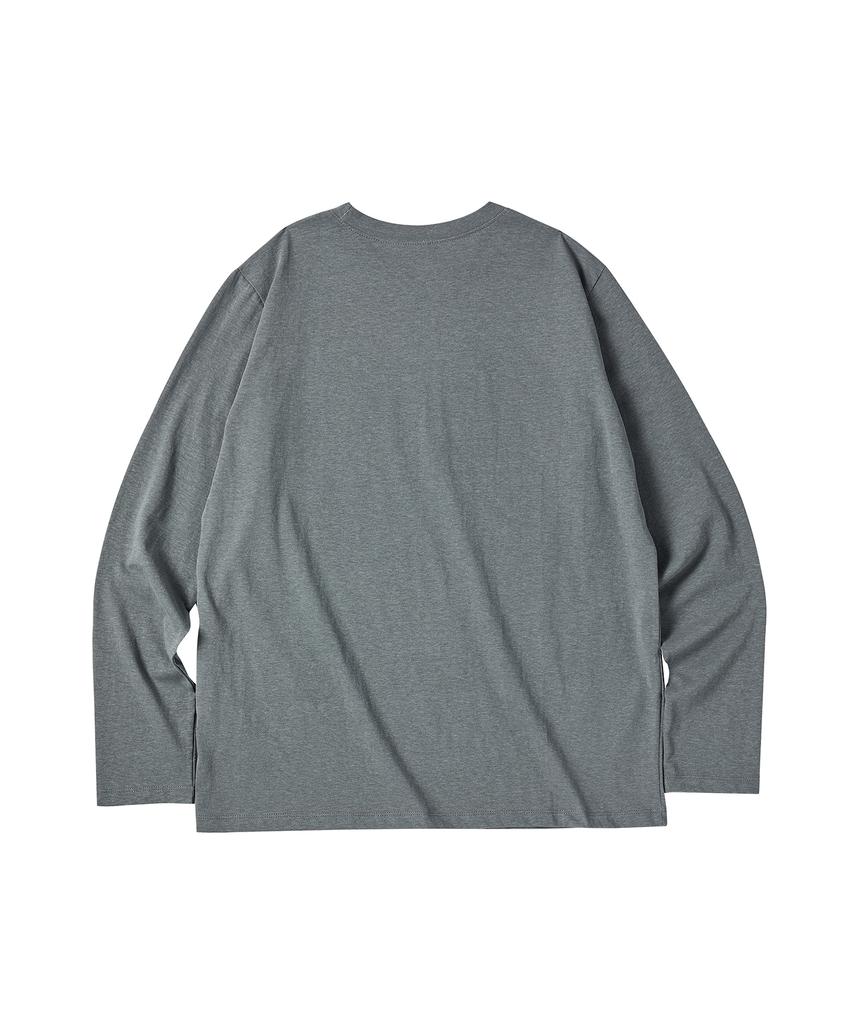 COMONINOZ W Home Pigment T-Shirt [Deep Gray]