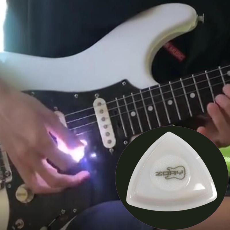 Медиаторы для гитары Сенсорные светоизлучающие медиаторы из смолы различной толщины