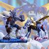 9 см/3,54 дюйма Аниме Digimon Adventure Фигурка Metal Garurumon Фигурки Действия ПВХ Статуя Коллекционная Модель Игрушки Подарки