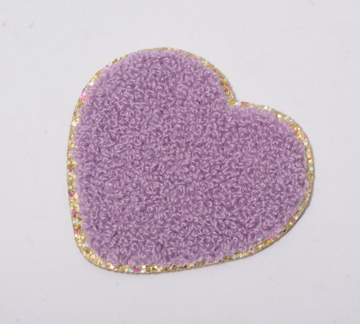 Low MOQ Stock Nylon Women Lady Custom Embroidery Chenille Patches Custom Travel Makeup Pouch Small Cosmetic Bag