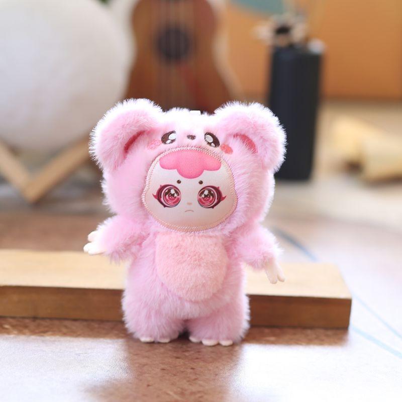 Baby Plush Three Doll Pendant Pp Cotton Super Soft Keychain Backpack Decoration