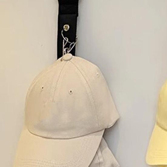 Держатель для кепок для шкафа, вешалка для бейсболок с 8 зажимами