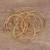 Набор из 10 штук 3-дюймовых золотых металлических колец для ловца снов, обручей, колец для макраме для ловцов снов и рукоделия