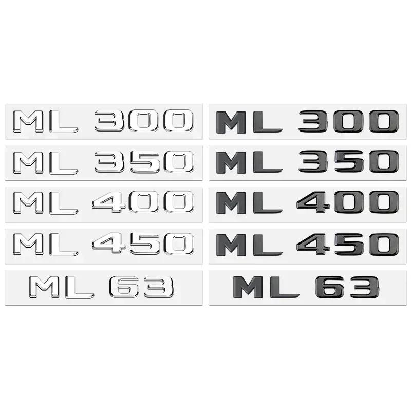 XBLVF1 C200 E200 2025 Новый Для автомобиля Mercedes Benz 3D логотип Глянцевый черный Буквы и цифры на багажник Значок ABS Эмблемы для Mercedes Benz GLK300 GL
