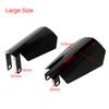 Pair Motorcycle Black Shade Hand Guard Coffin Cut Handguards For Harley Sportster XL Dyna Baggers Wind Falling Protection Cover