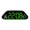 Simple LED electronic alarm clock silent living room wall clock multi-function temperature and humidity display large screen digital clock 1110