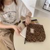Новейшая косметичка с леопардовым принтом Корейская женская клетчатая косметичка Большая вместимость Женская дорожная сумка для хранения макияжа Кейсы для красоты