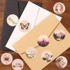 500Pcs/Roll Vintage Pink Art Series 01 Kids Rewards Stickers - DIY Scrapbooks Album Decor Sealing Label Decals