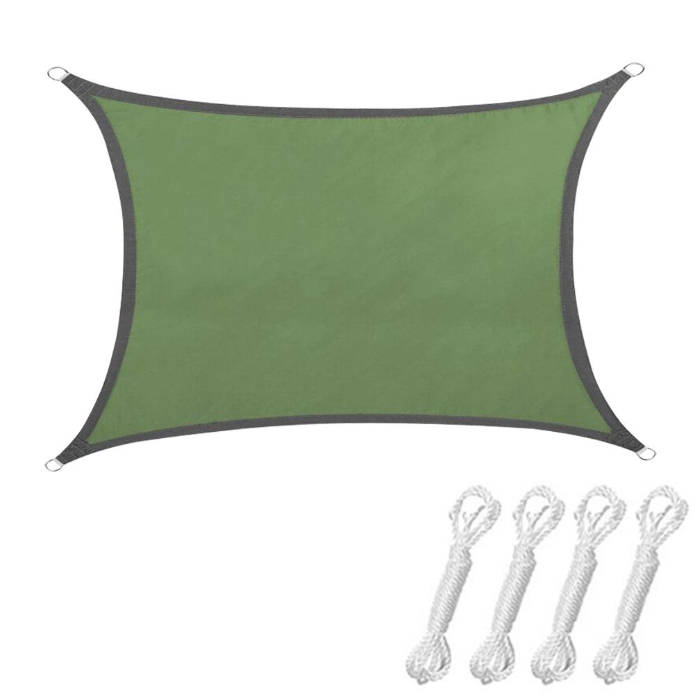 Водонепроницаемый солнцезащитный козырек, парусный навес, треугольный/четырехугольный УФ-блок, солнцезащитный козырек для наружного садового тента, заднего двора, экран конфиденциальности