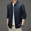 Весна и осень Новая молодежная мужская куртка среднего возраста, деловая повседневная легкая модная куртка с лацканами