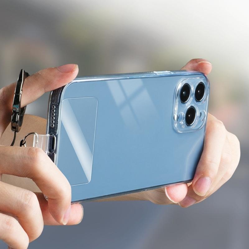 Universal Cellphone Anchors Phone Lanyard Patches Pad Tether Tab for Drop Protections Phone Strap Connector with Rings