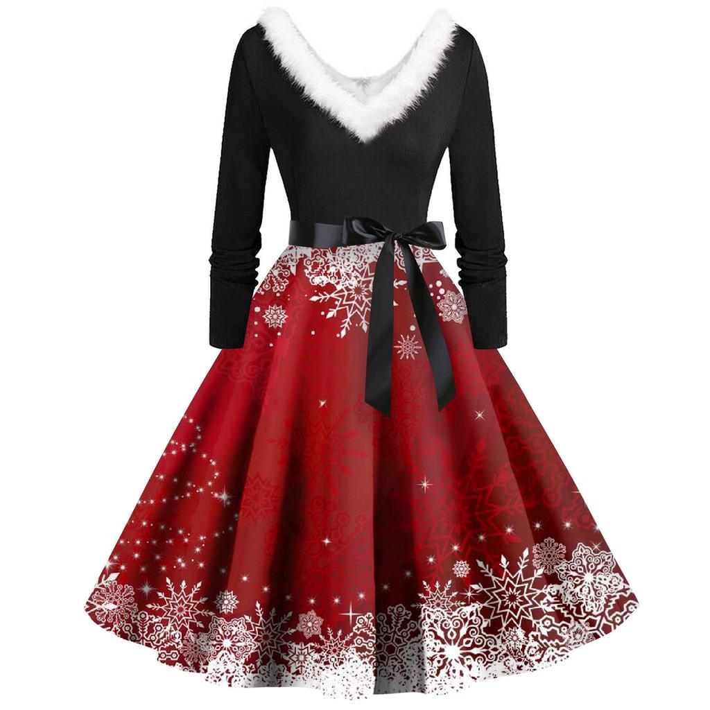 Женское повседневное и модное платье на молнии с длинными рукавами и v-образным вырезом в тон