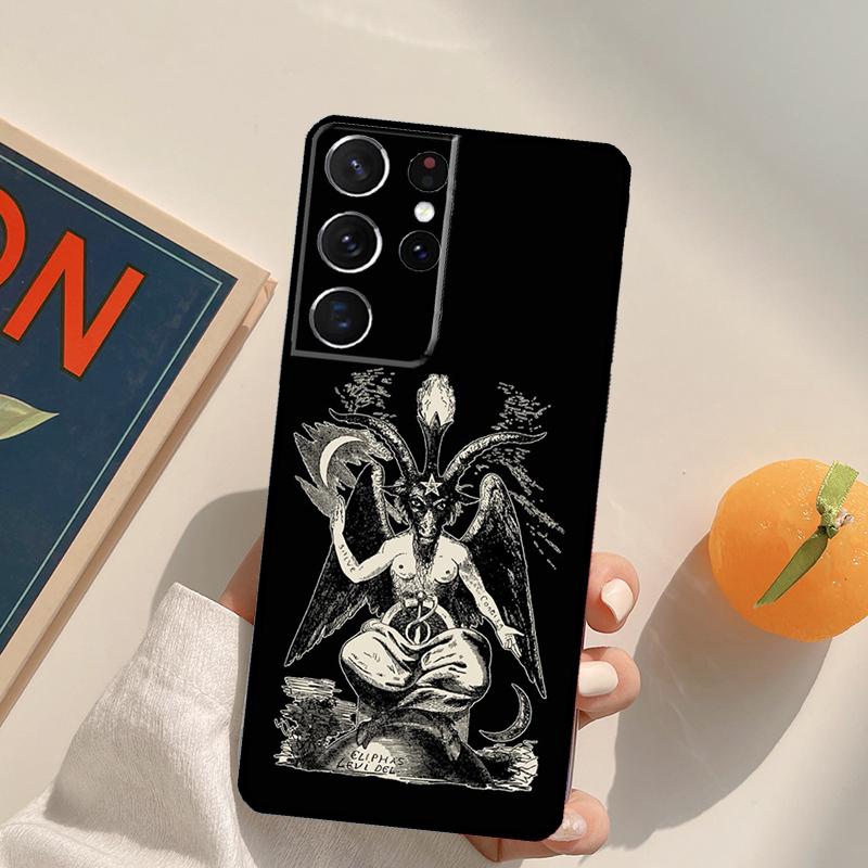 Чехол для телефона 'Дьявол Сатана' для Samsung Galaxy S24 S25 S26 Ultra S20 S21 S22 S23 Plus S10 S25 FE Задняя крышка