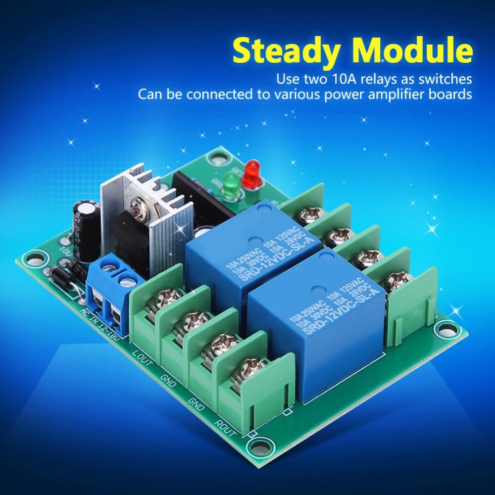 Dual Channel Speaker Protection Circuit Board 10A Power Amplifier Boards Audio Amplifier Systems