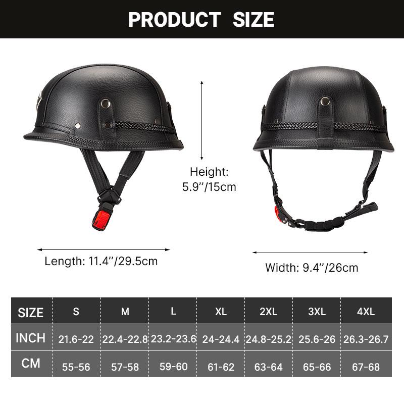 Классический немецкий винтажный мотоциклетный шлем Moto Helmets Retro Casco Moto Шлем половинный для мужчин и женщин Casco Moto Одобрено DOT ECE