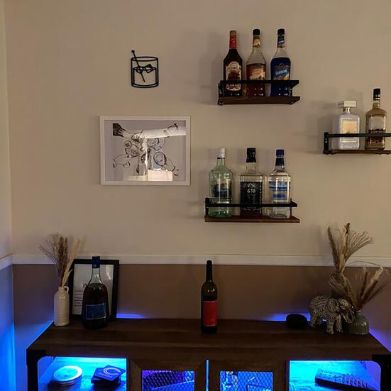 Wine Glass Wall Decor Wooden Black Line Art Ice Cubes Wine Glass Sign Wall Art Wine Sign for Home Farmhouse Bar Decoration