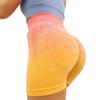 Women's Breathable and Sweat Resistant Peach Buttocks Tight High Waisted Elastic Yoga Fitness Shorts