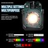2026 New Type-C Rechargeable COB Magnetic Solar Powered Multi Light Source LED Camping Light Work Lantern Emergency Hiking IP44