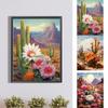 30*40 см 5D DIY Полный круглый Алмазная мозаика Пустынный Кактус Цветы Домашний Декор Искусство Ремесло Мозаичная Картина