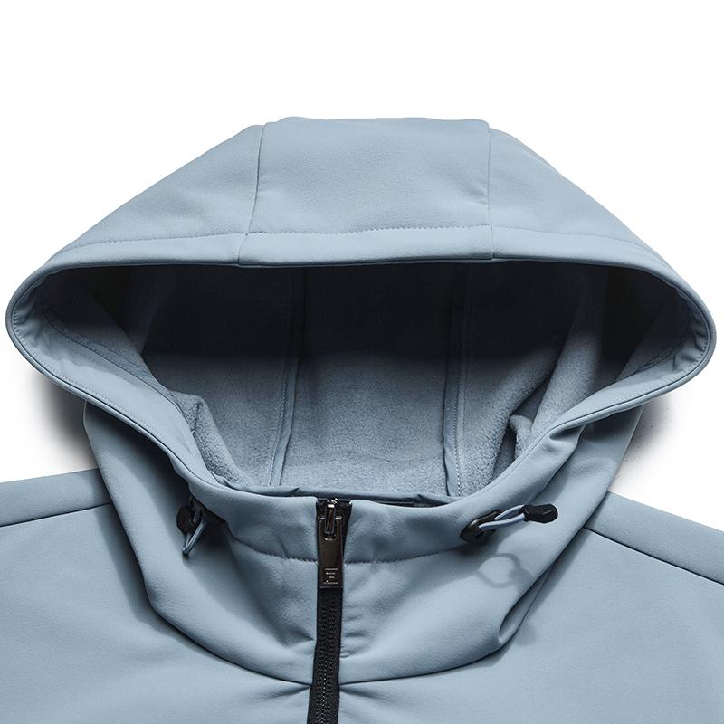 Fila Теплая модная простая классическая базовая спортивная повседневная универсальная удобная куртка с капюшоном тканая Мужские куртки F61M543701FBU