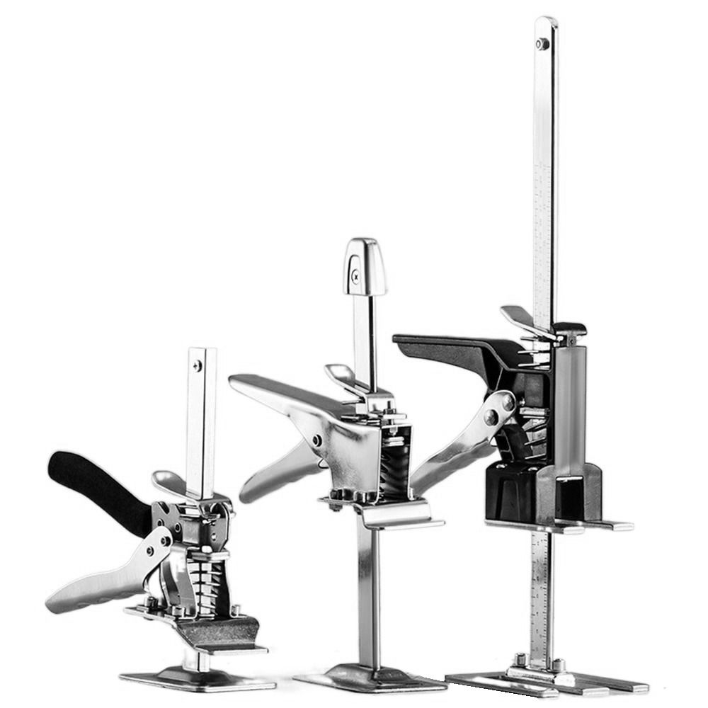 Прочный Металлический Шкаф Подъемник Инструмент S/M/L Точное Позиционирование Определитель Высоты Подъемник Стальная Устойчивая Основа Домкрат для Шкафа Настенная Плитка