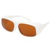 Safety Laser Glasses 532nm 1064nm Wavelength Protective Goggles Wearproof for Eye Protection(White )
