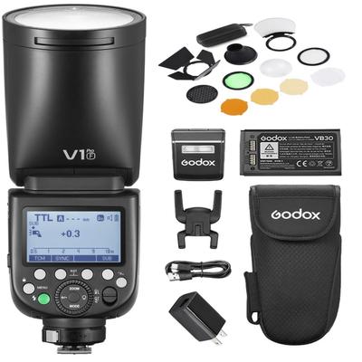 Авторизованная вспышка GODOX, совместимая с раздельным дизайном 76WS TTL, в комплекте [дилер GODOX] V1Pro-F Fujifilm, дополнительная вспышка 2.4G AK-R1